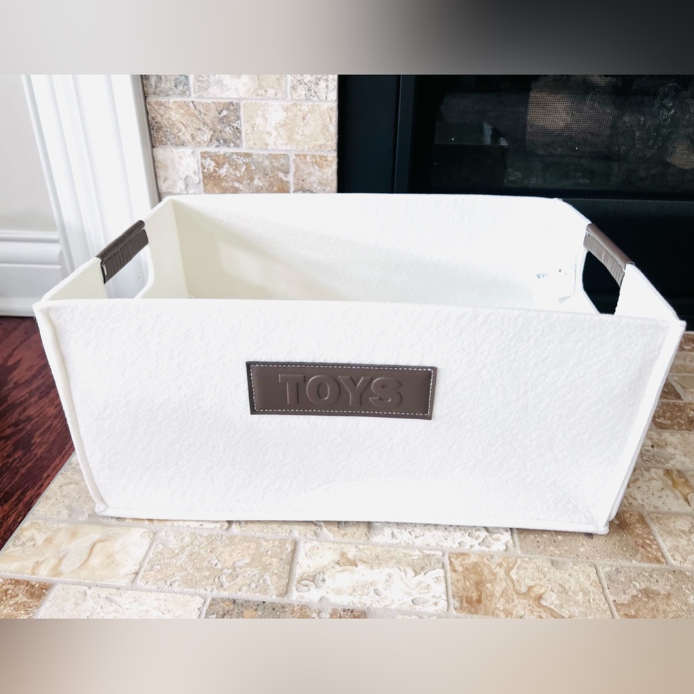 🆕 Pet toy rectangular Storage Bin